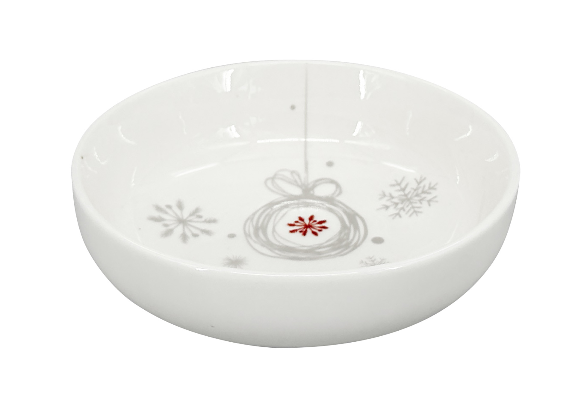 7312-0A-81 Vánoční miska na omáčky, saláty, kompot i dipy z kolekce porcelánu KOLEDA